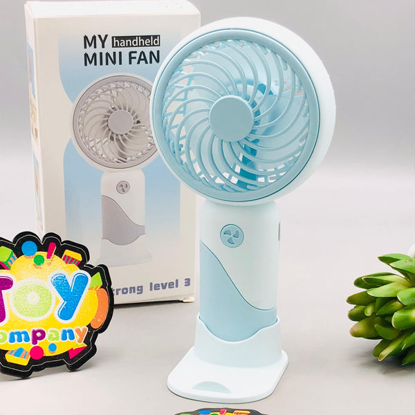 6.5" Rechargeable MY Handheld Mini Cooling Fan