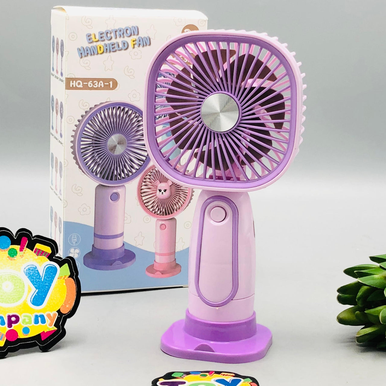 6.5" Rechargeable Mini Electron Three Speed Fan