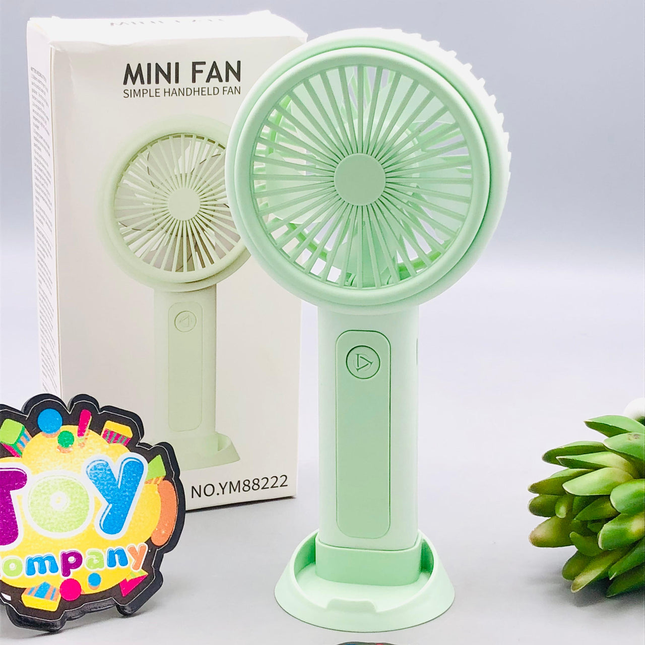 6.5" Rechargeable Simple Handheld & Tabletop Cooling Fan