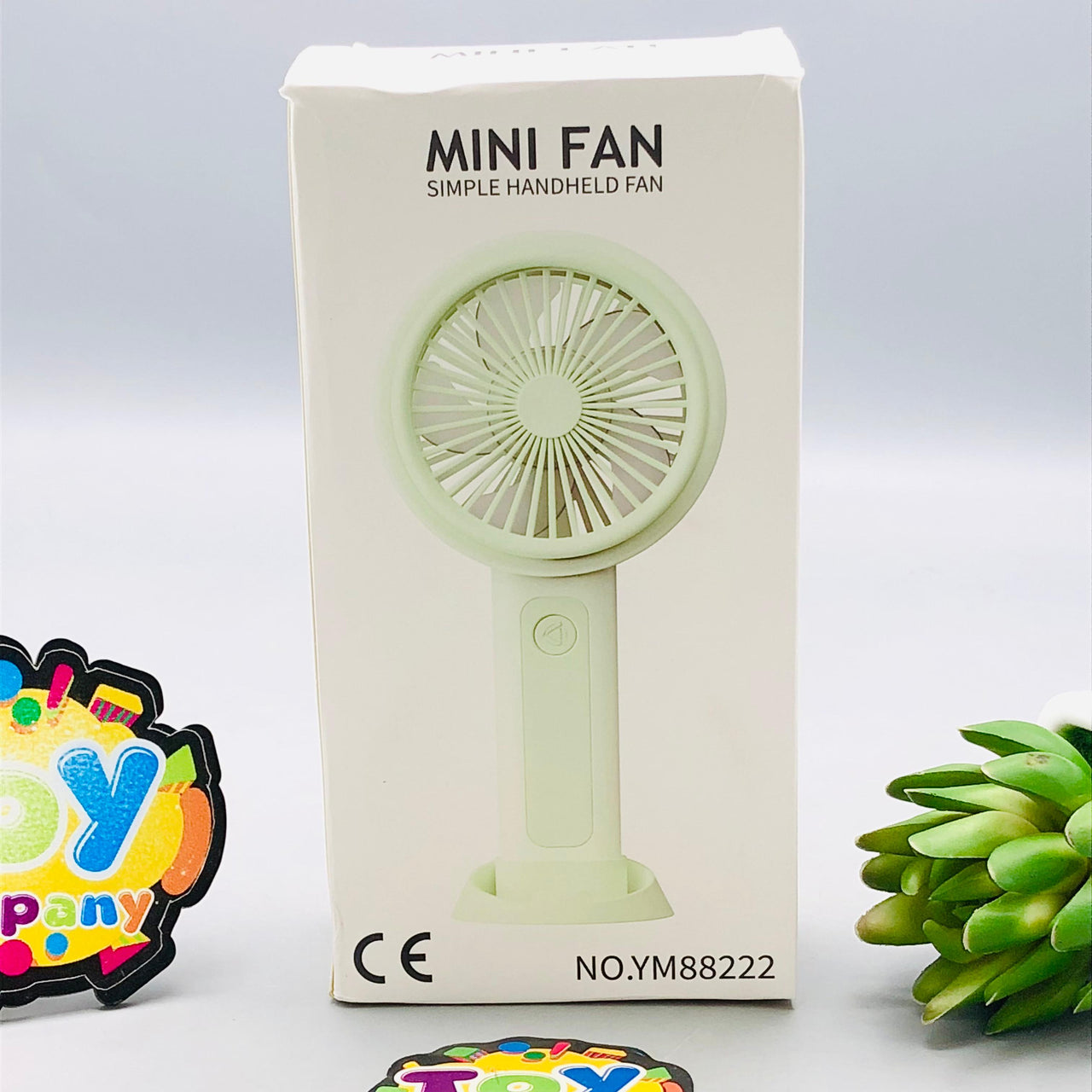 6.5" Rechargeable Simple Handheld & Tabletop Cooling Fan