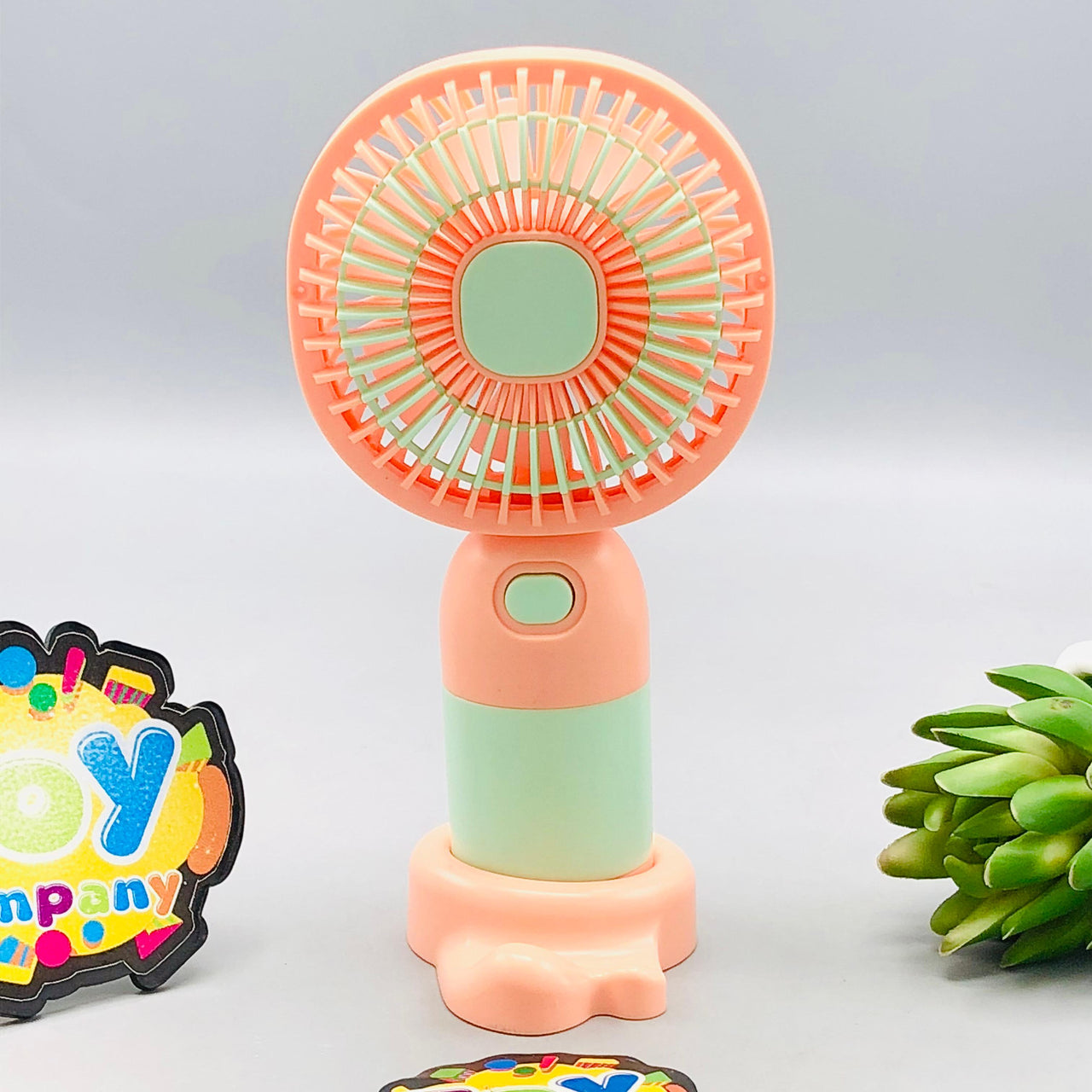 6.5" Rechargeable Mini Cute Theme Handheld Cooling Fan