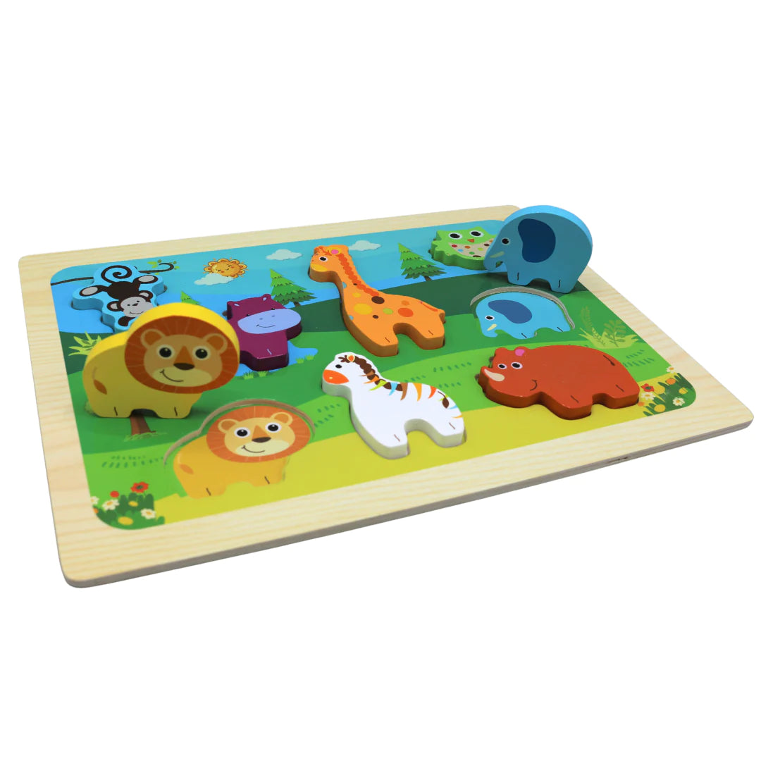 3D Colorful Animal Puzzle Board - Assortment