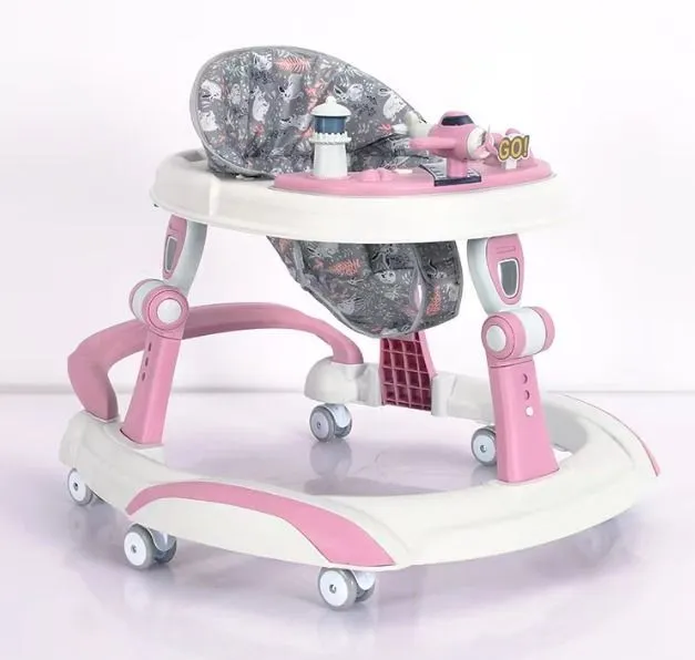 Baby Light & Musical Walker With Aircraft Toy Tray