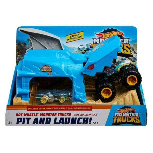 Pit & Launch Shark Track With Monster Truck