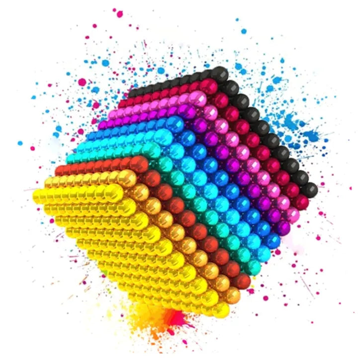216Pcs Colorful Magnetic Bucky Balls With Storage Box