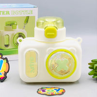 600ml Premium Camera Design Kids Water Bottle - Green