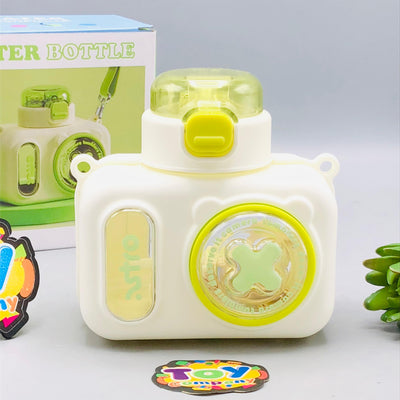600ml Premium Camera Design Kids Water Bottle - Green
