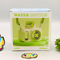 600ml Premium Camera Design Kids Water Bottle - Green