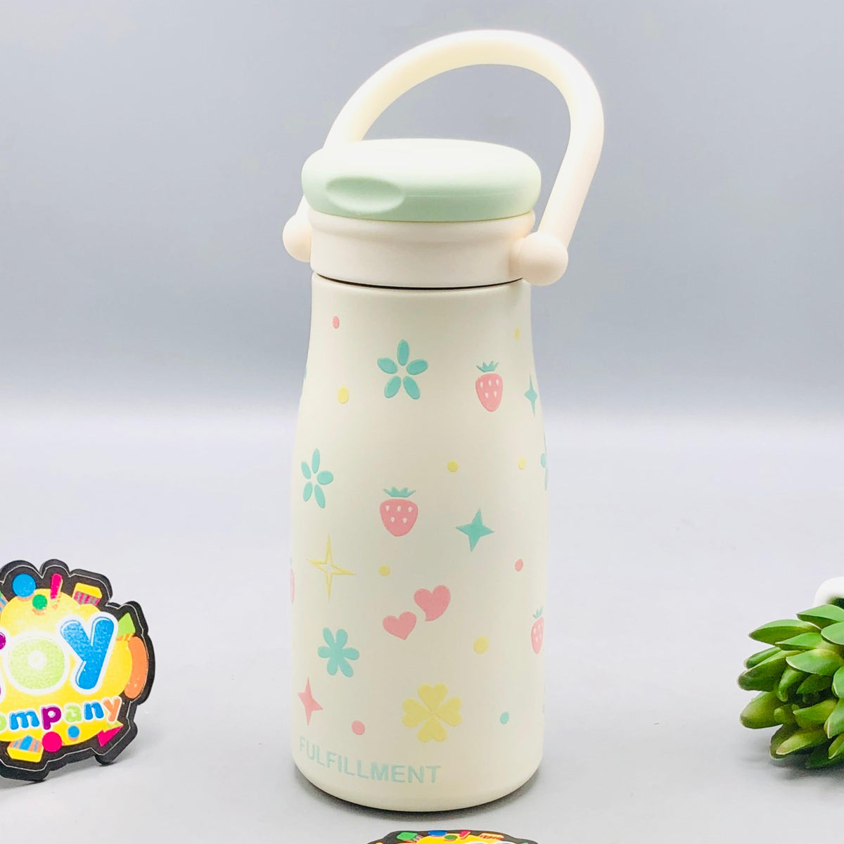 600ml Stainless Steel Sipping Water Bottle - Green
