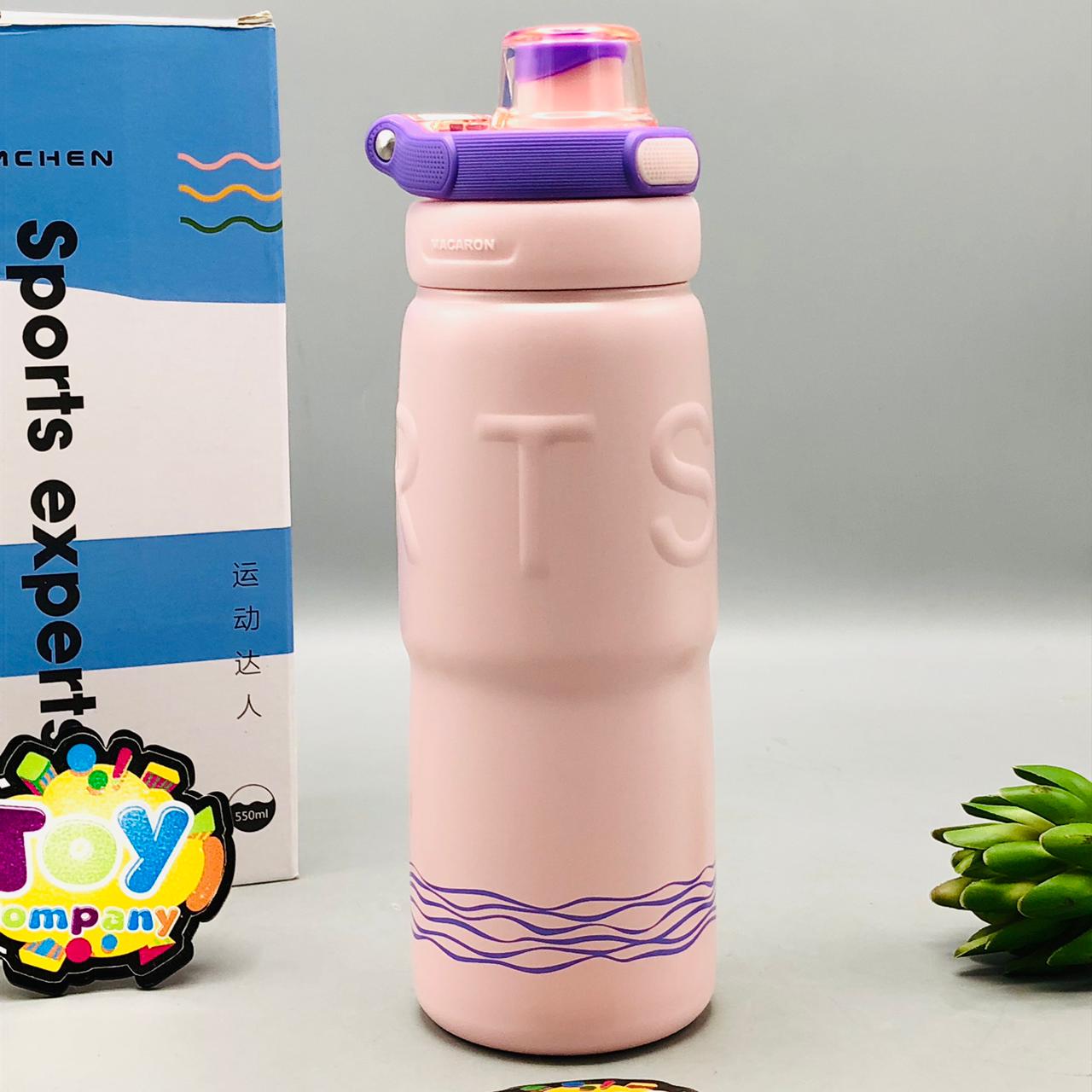 600ml Stainless Steal Water Bottle - Pink