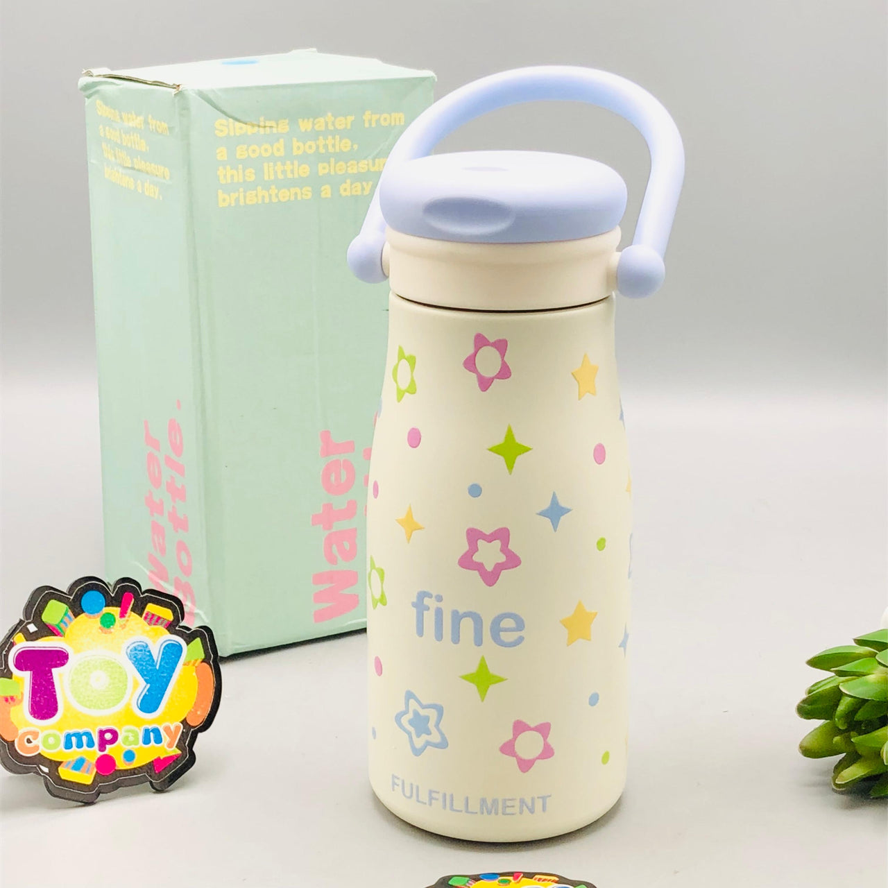 600ml Stainless Steel Sipping Water Bottle - Blue
