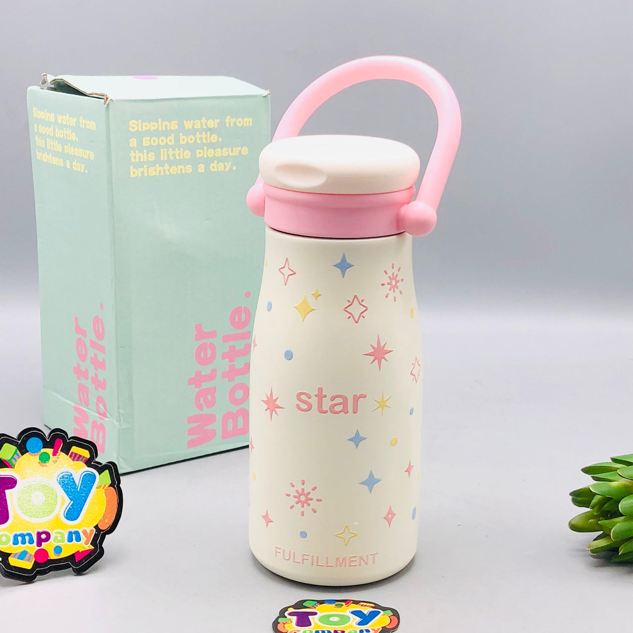 600ml Stainless Steel Sipping Water Bottle - Pink