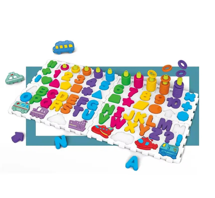 4in1 Kids Number & Letter Learning Board