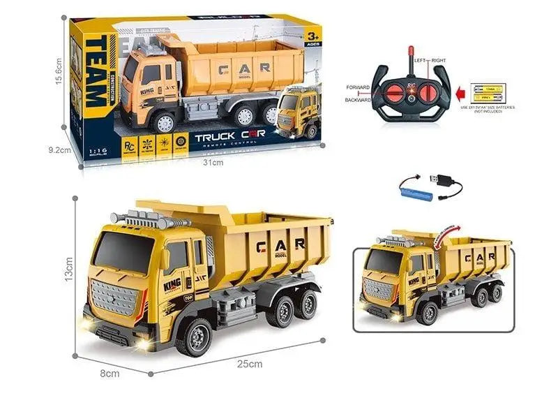 1:16 RC Construction Dump Truck With Light