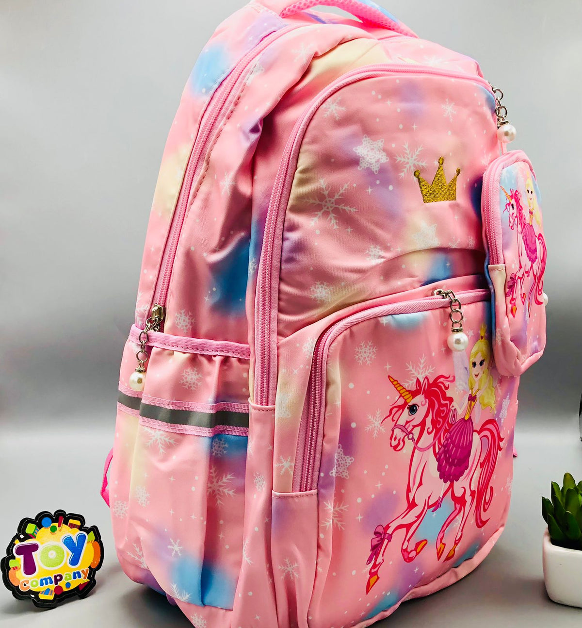 17* Inches Premium Unicorn Bag With Pouch
