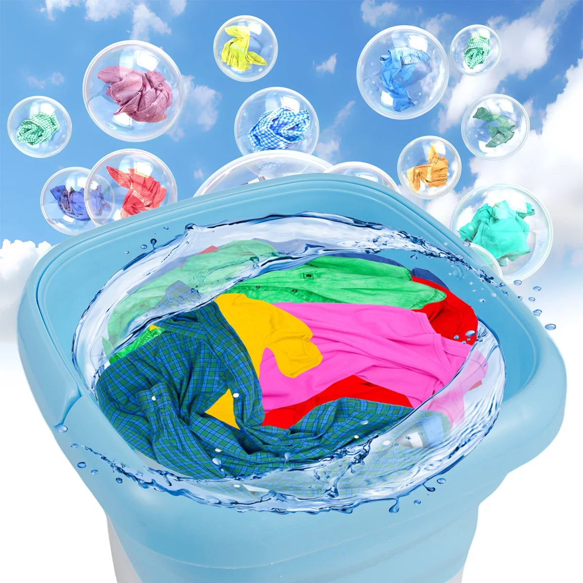 Portable Mini Washing MacPortable Mini Washing Machine With Dryer Buckethine With Dryer Bucket