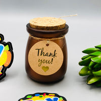 1Pc Home Aroma Scented Candle - Brown