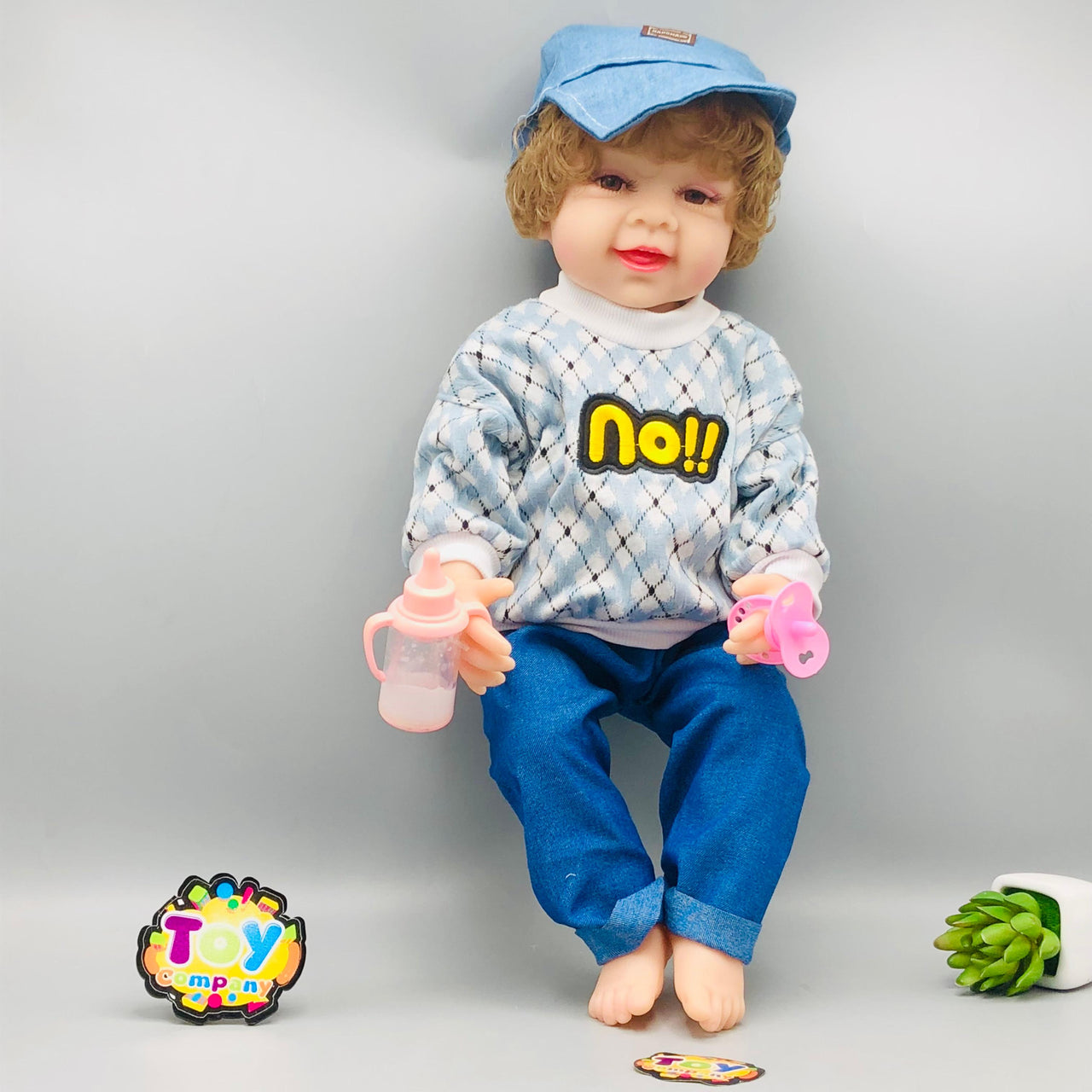 60cm Premium Silicon Reborn Baby Boy With Music