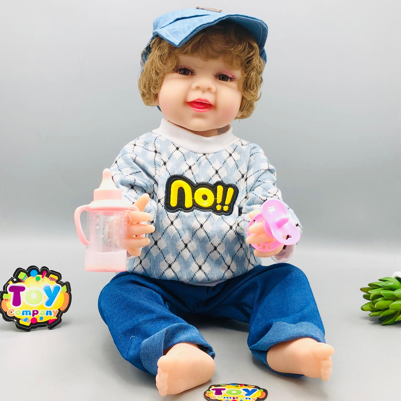 60cm Premium Silicon Reborn Baby Boy With Music