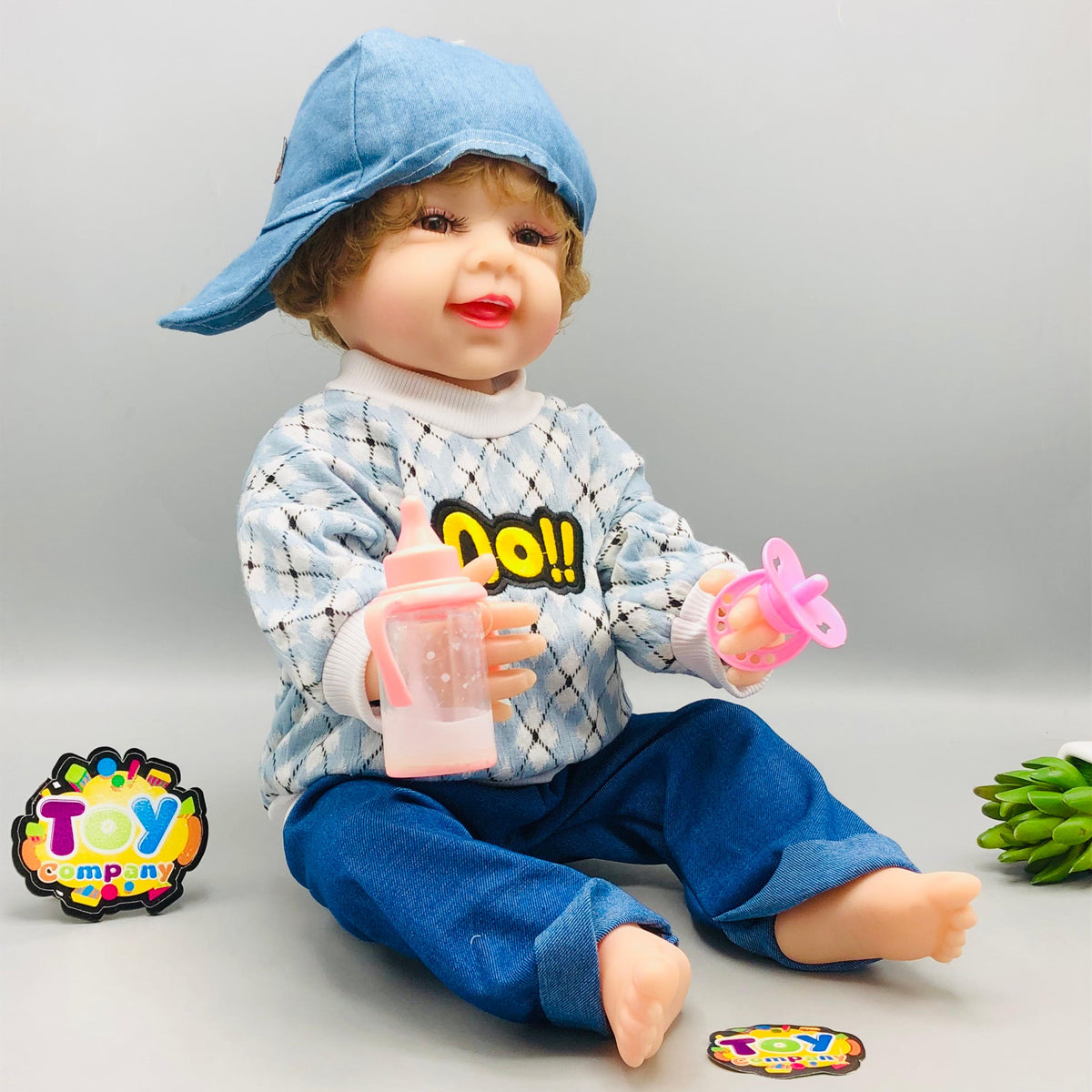 60cm Premium Silicon Reborn Baby Boy With Music