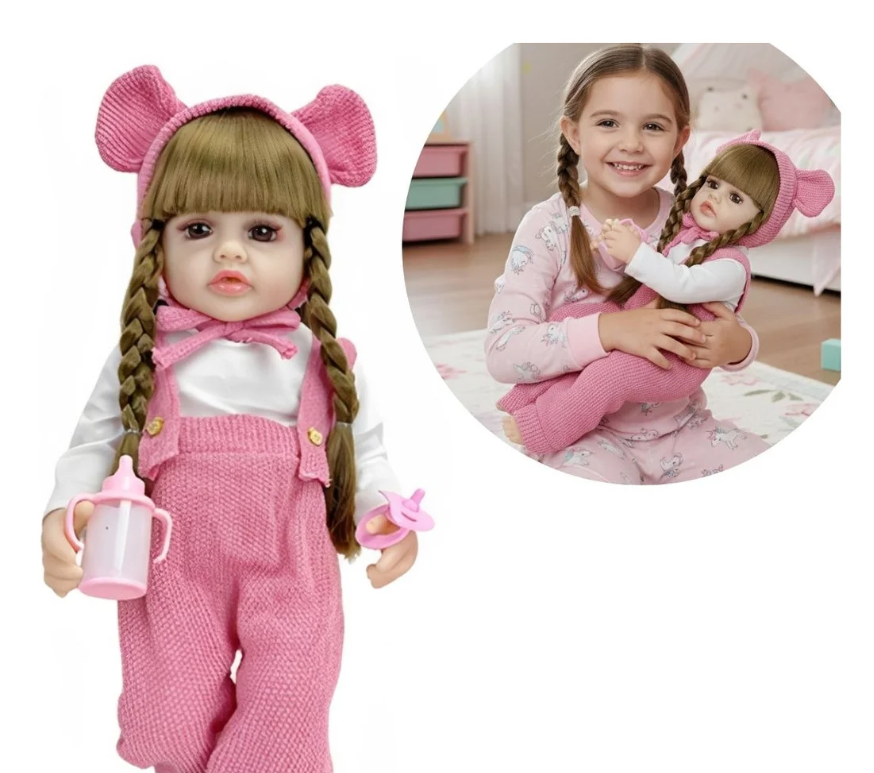 60cm Premium Silicon Reborn Baby Doll With Music