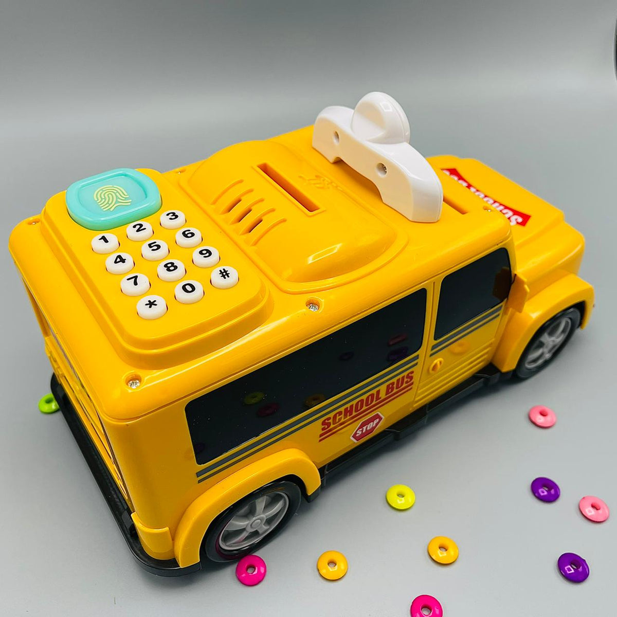 Piggy Bank Money Transporter Car with Password & Fingerprint