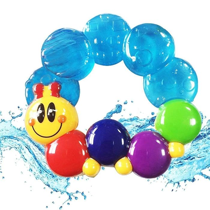Caterpillar Design Baby Teether & Rattle