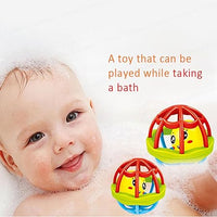 1Pc Baby Soft Teether & Rattle Ball