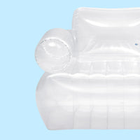 INTEX White Armchair Transparent Sofa 43