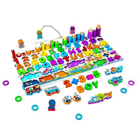 Wooden Multi-functional Preschool Learning Board