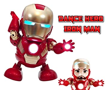 Mini Flexible Dancing Robot - Iron Man
