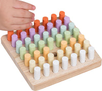 Wooden Montessori Counting Sticks Board