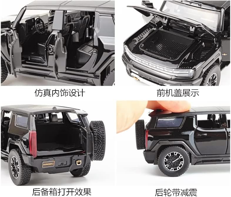 1:32 Diecast Hummer SUV Convertible Model With Miniature