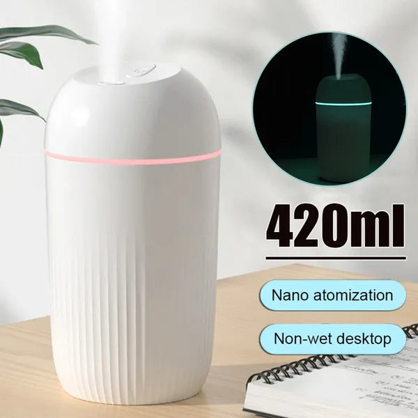 Air Humidifier Mist Maker With Warm Lights