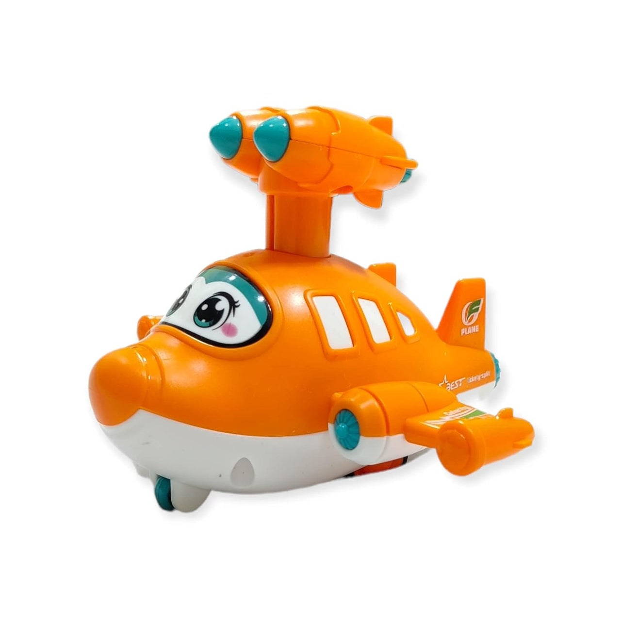 Friction Cartoon Fighter Airplane-Assortment