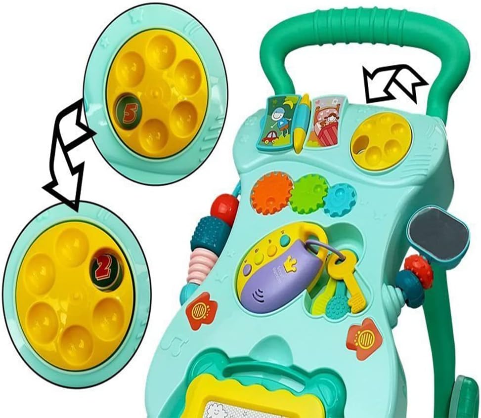 Huanger Baby Musical Activity Walker - Green