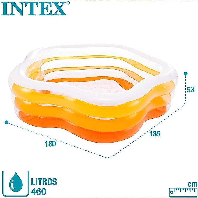 INTEX Summer Pentagonal Pool – 73″ L x 71″ W x 21″ H