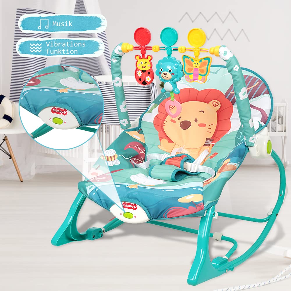 Infant To Toddler Animal Themed Baby Rocker
