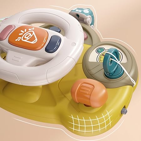 Multi-functional Baby Musical Steering Wheel