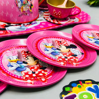 Kids 18Pcs Mickey Mouse Themed Metal Tea Set