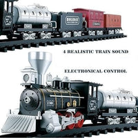 21Pcs Electronic Control Classic Train With Realistic Sound