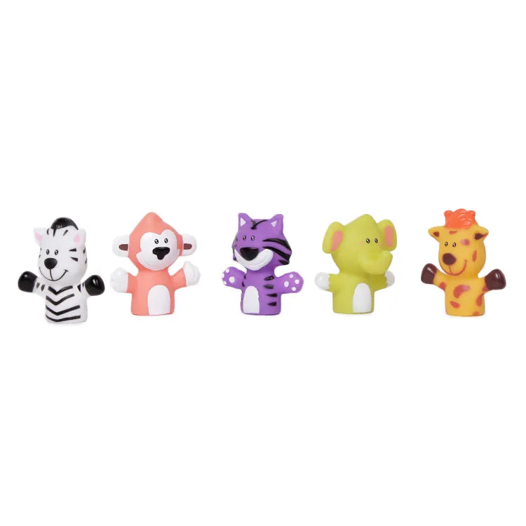 Cartoon Farm Animals Finger Puppet - 5 Pcs