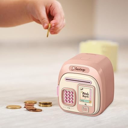 Fingerprint & Password Unlock Money Saving Box