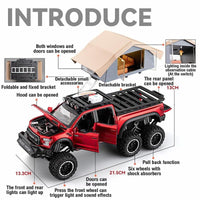 1:24 Diecast Ford Raptor F150 Camping Truck