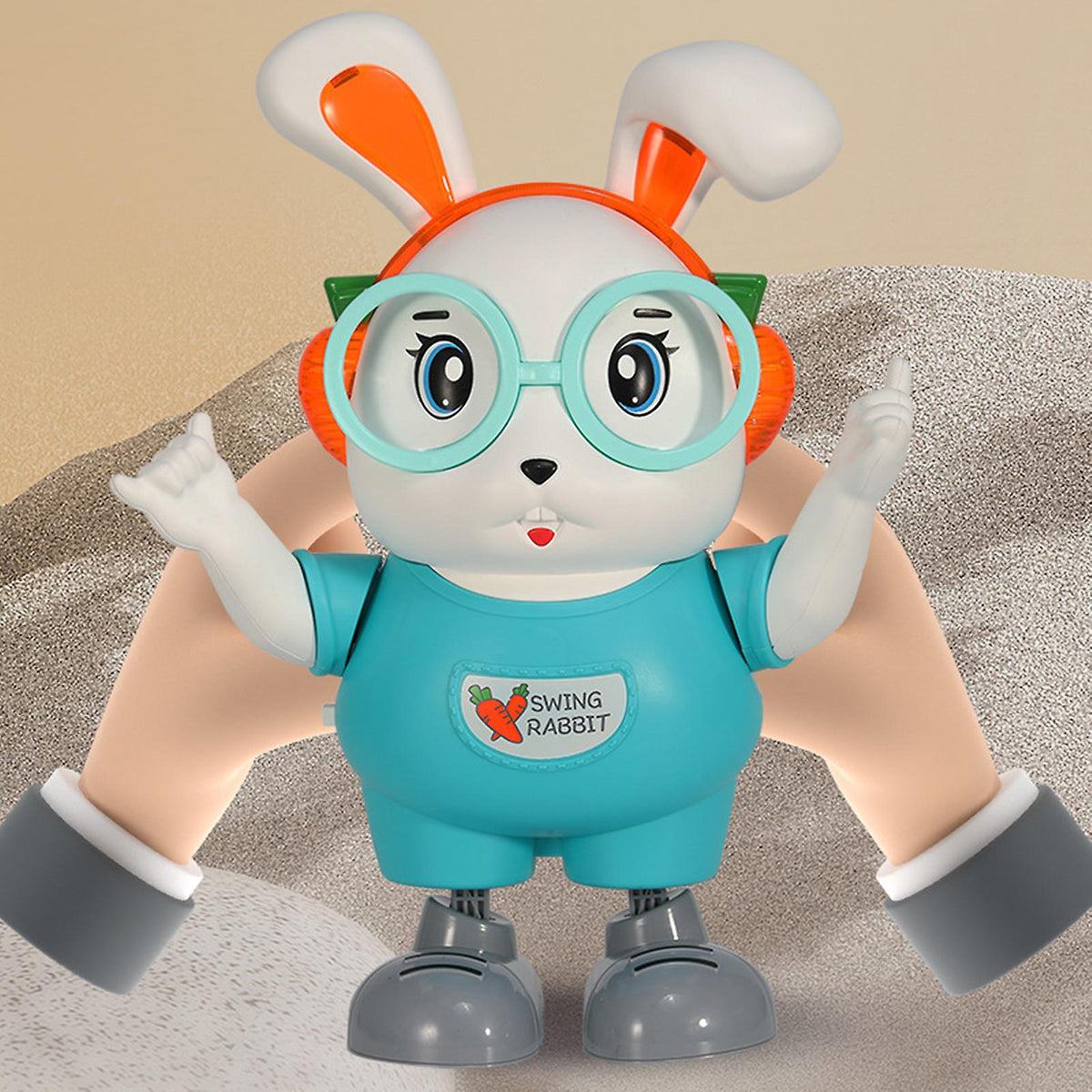 Electric Cute Dancing Rabbit With Light & Music
