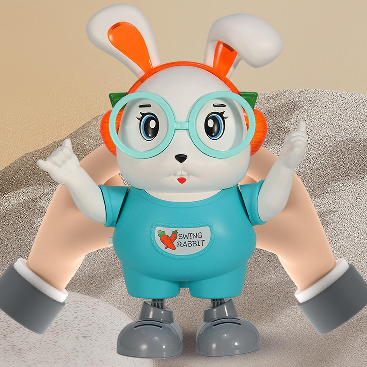 Electric Cute Dancing Rabbit With Light & Music