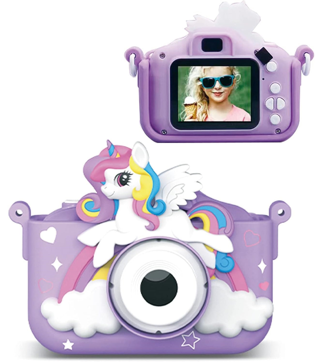 Mini Unicorn HD Digital Camera With Silicon Case
