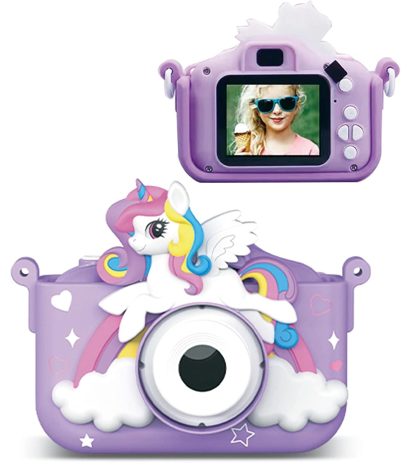 Mini Unicorn HD Digital Camera With Silicon Case