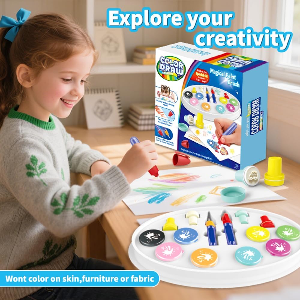 Toddlers Magical Color Painting Set
