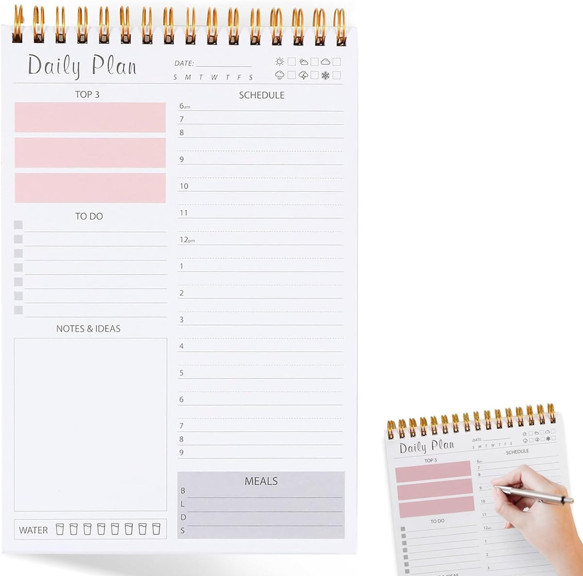 8* Inches 50 Pages Premium Daily Plan Diary